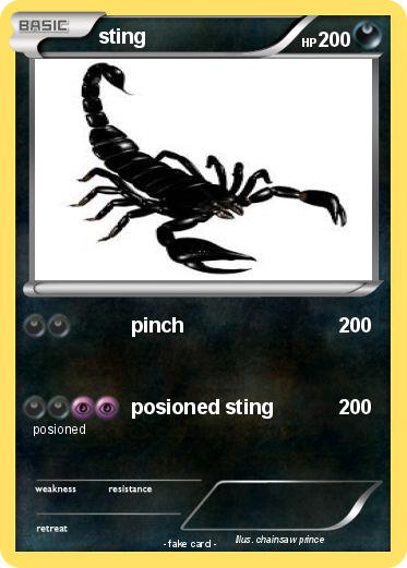 Pokemon sting