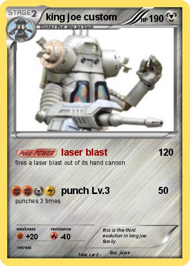 Pokemon king joe custom