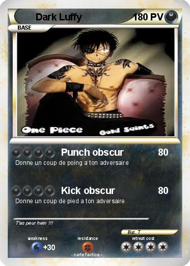 Pokemon Dark Luffy