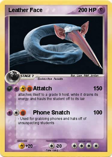 Pokemon Leather Face