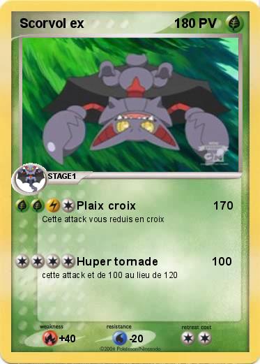 Pokemon Scorvol ex                         1
