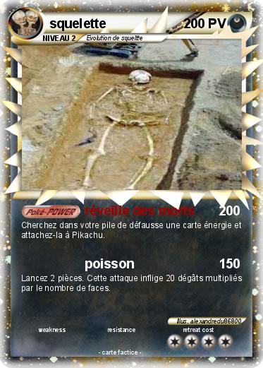 Pokemon squelette