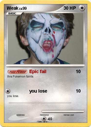 Pokemon Weak