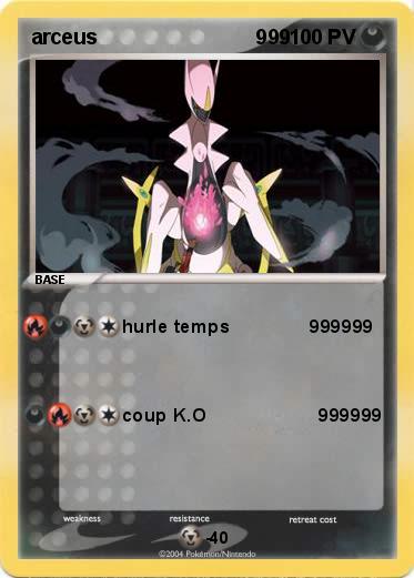 Pokemon arceus                            999