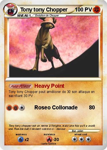 Pokemon Tony tony Chopper