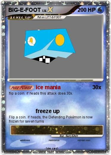 Pokemon BIG-E-FOOT