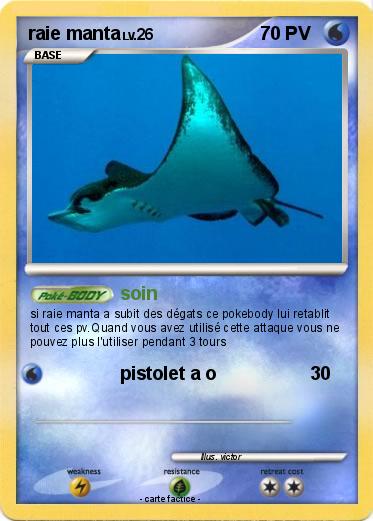 Pokemon raie manta