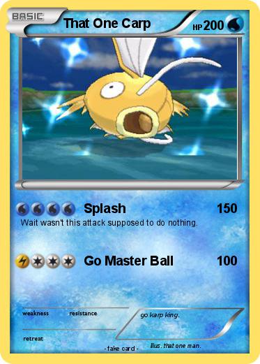 Pokemon That One Carp