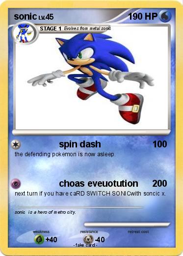 Pokemon sonic