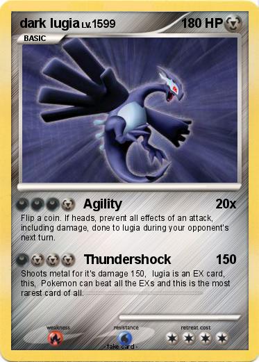 Pokemon dark lugia