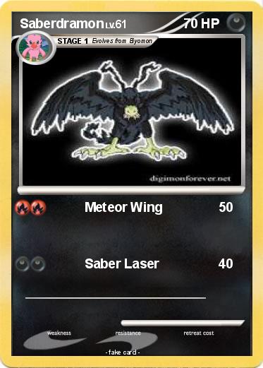 Pokemon Saberdramon