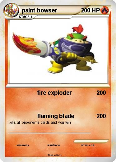 Pokemon paint bowser