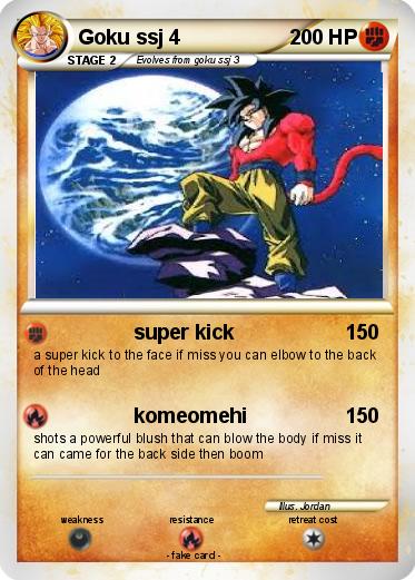 Pokemon Goku ssj 4