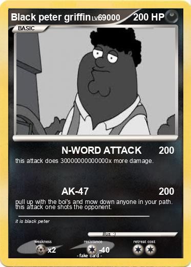 Pokemon Black peter griffin