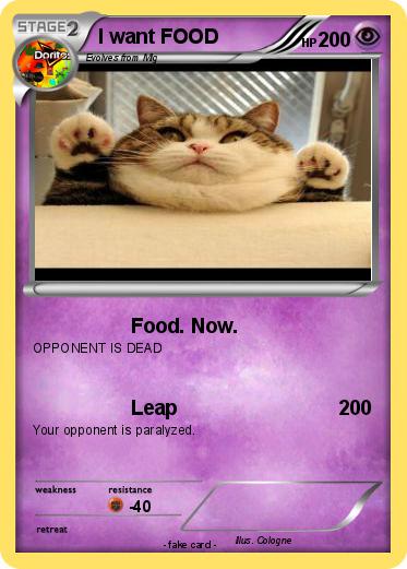 Pokemon I want FOOD