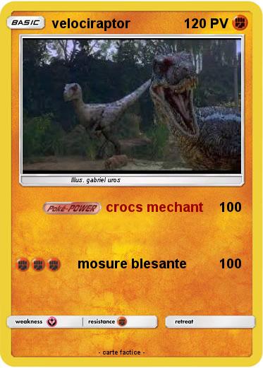 Pokemon velociraptor
