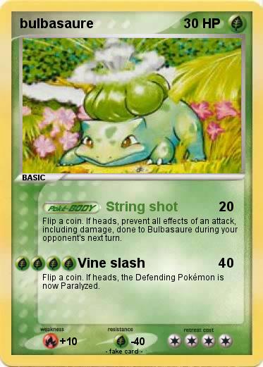 Pokemon bulbasaure