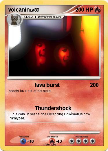 Pokemon volcanin