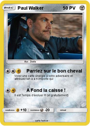 Pokemon Paul Walker