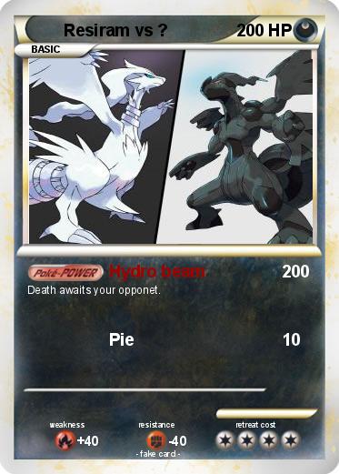 Pokemon Resiram vs ?