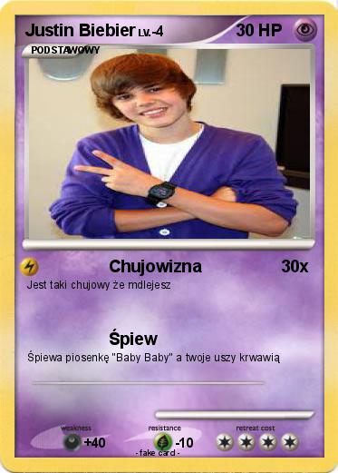 Pokemon Justin Biebier