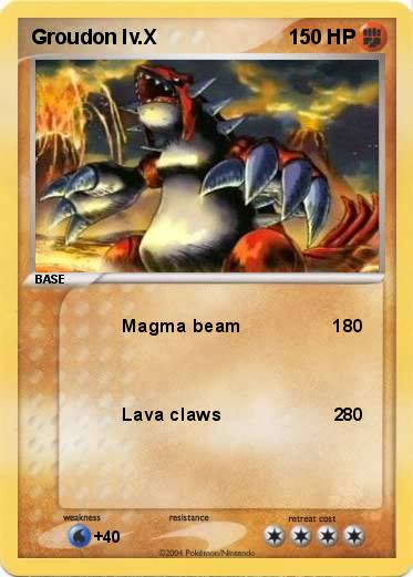 Pokemon Groudon lv.X