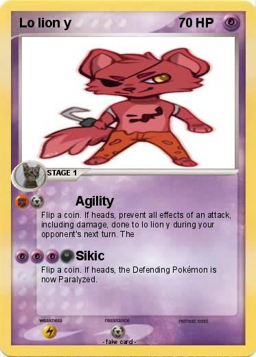 Pokemon Lo lion y
