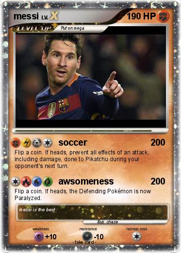 Pokemon messi