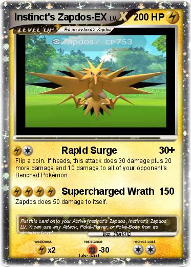 Pokemon Instinct's Zapdos-EX