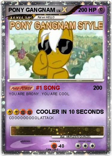 Pokemon PONY GANGNAM