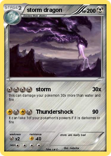Pokemon storm dragon