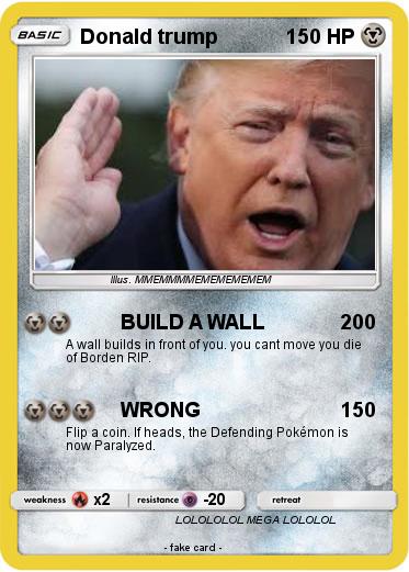 Pokemon Donald trump