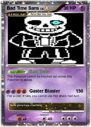 Pokemon Bad Time Sans