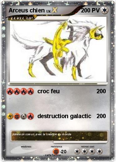 Pokemon Arceus chien