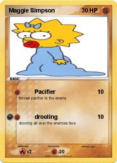 Pokemon Maggie Simpson
