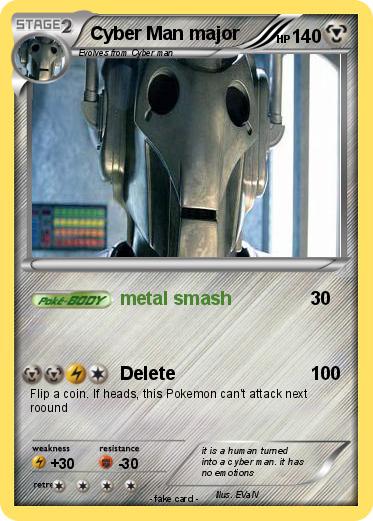 Pokemon Cyber Man major