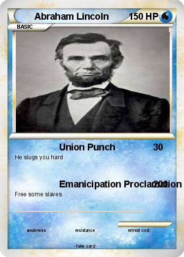 Pokemon Abraham Lincoln