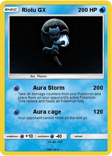 Pokemon Riolu GX