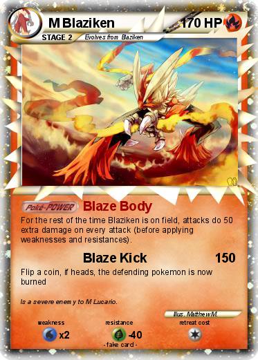 Pokemon M Blaziken