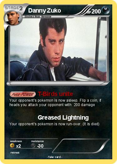 Pokemon Danny Zuko