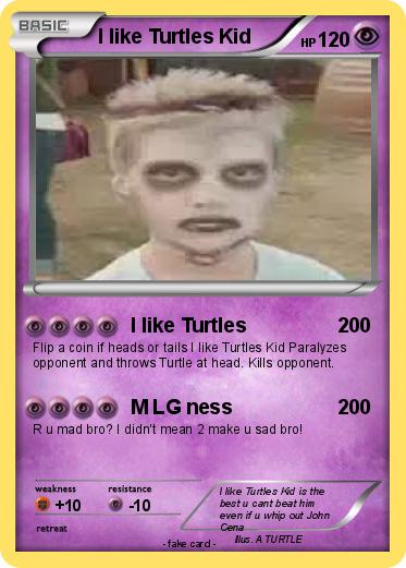 Pokemon I like Turtles Kid