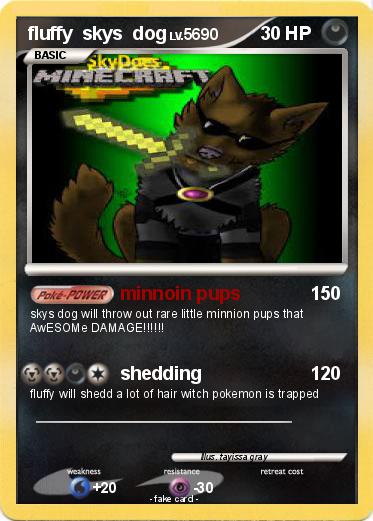 Pokemon fluffy  skys  dog