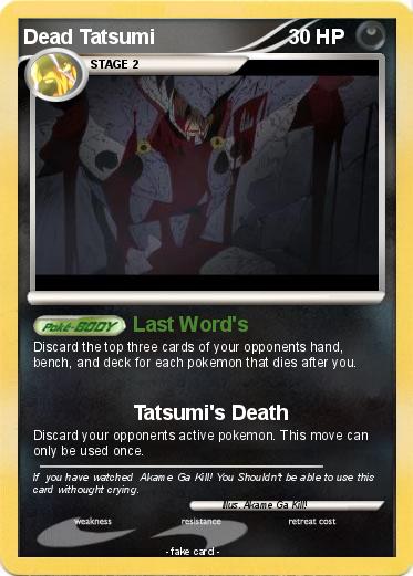 Pokemon Dead Tatsumi