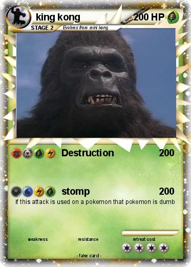 Pokemon king kong