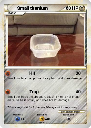 Pokemon Small titanium