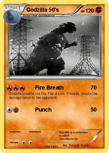 Pokemon Godzilla 50's