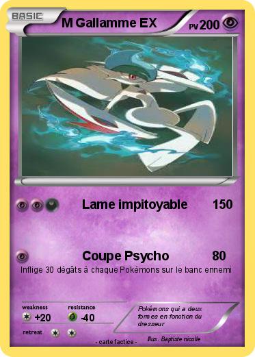 Pokemon M Gallamme EX