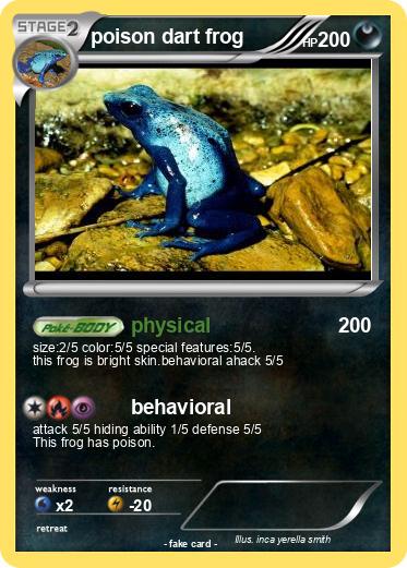 Pokemon poison dart frog