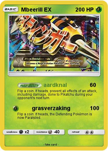 Pokemon Mbeerill EX