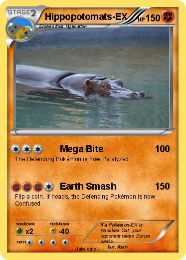 Pokemon Hippopotomats-EX